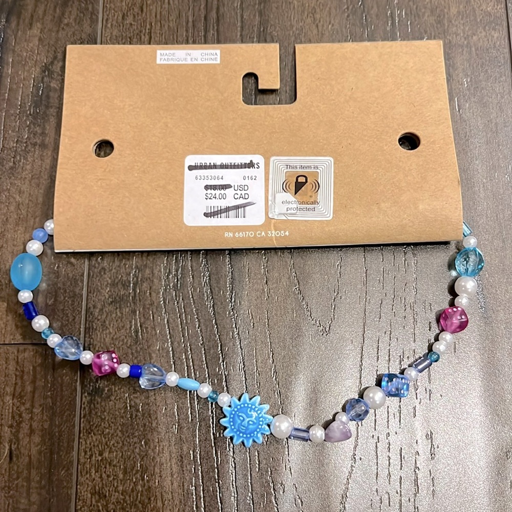 NEW Urban Outfitters Adjustable Length Sunshine Duce Beaded Necklace